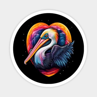 Pelican Valentine Day Magnet